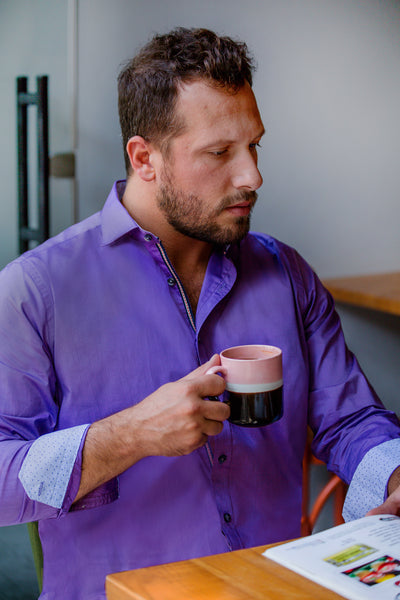 The NEW YORK Men's Purple Shirt