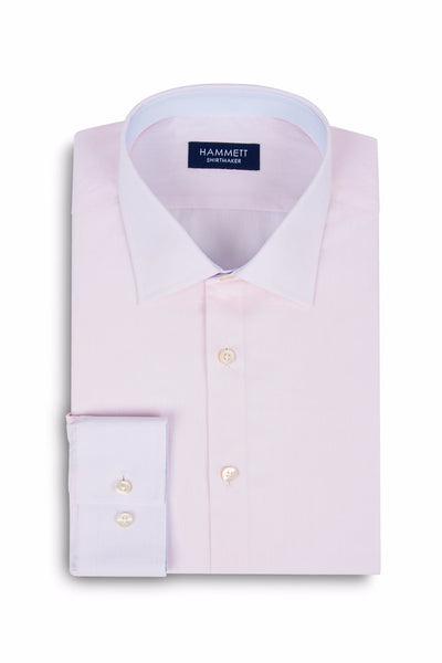 Pale Pink Fine Poplin Men's Shirt
