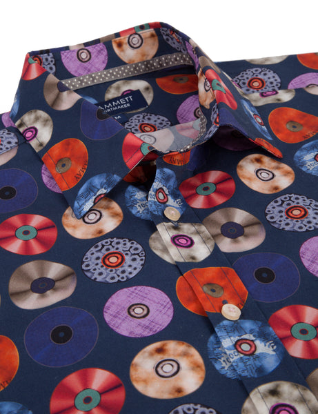 The MEMPHIS men's music print shirt