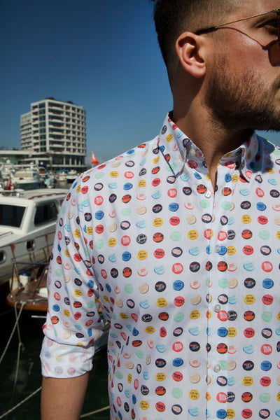 The LAS VEGAS men's print shirt